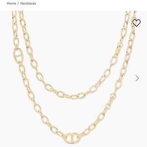 Gorjana port wrap necklace